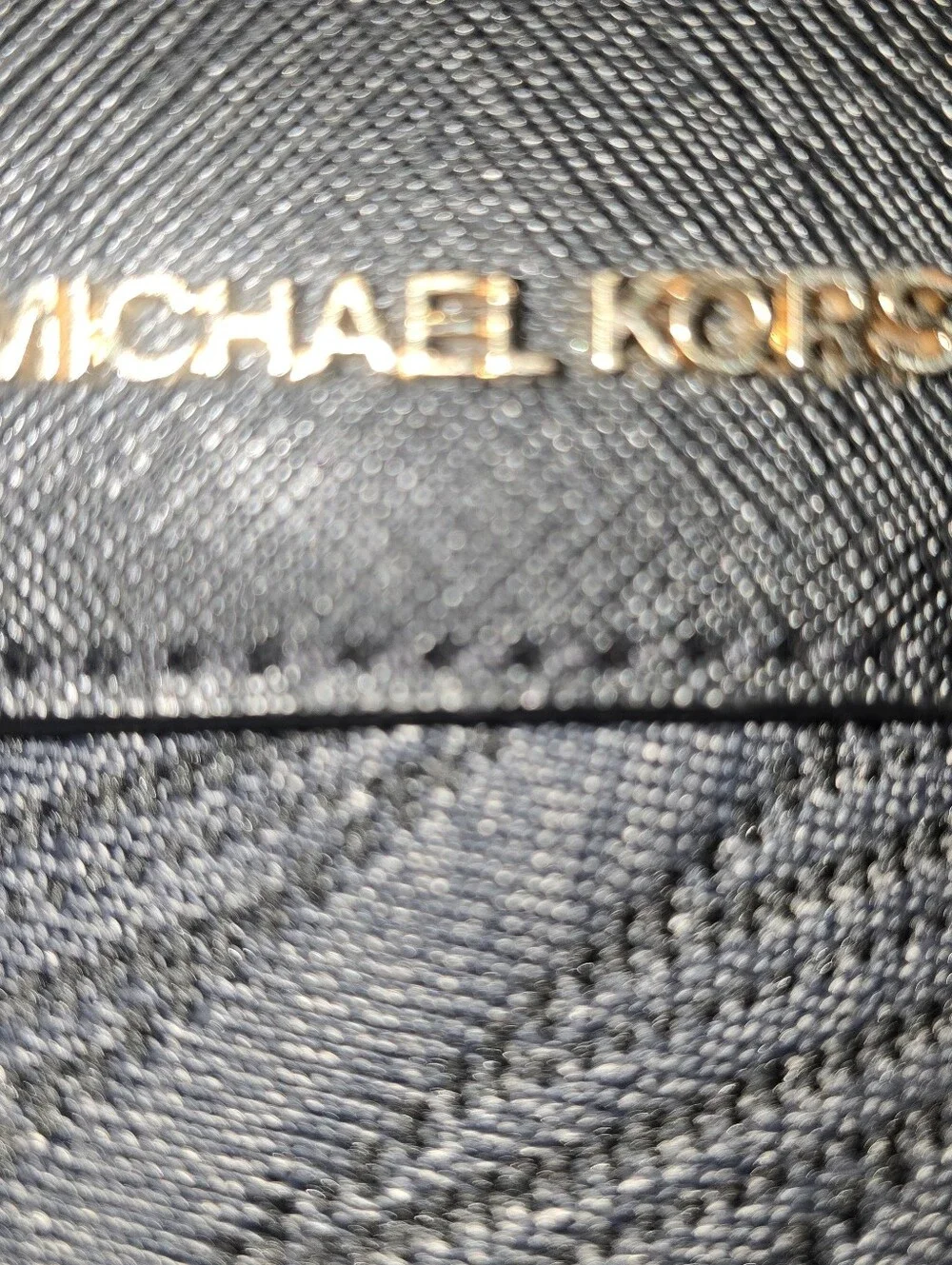 Michael Kors Black Crossbody Bag with Gold Chain Strap